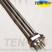 Нагрівач блок-ТЕН 15 кВт нержавійка, різьба 1,5" нерж