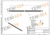 ТЕНи нагрівальні елементи для води і повітря креслення