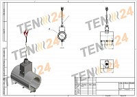 Керамический хомутовый нагреватель электрический чертеж