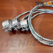 Кільцеві нагрівачі соплові для екструдера  70x45 мм 0,7 кВт