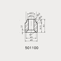 Керамічні ізоляційні буси креслення