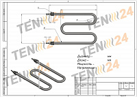 Електричні ТЕНи для води, водяний ТЕН для нагріву води креслення