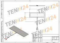 Mica Insulated Strip Heater drawing