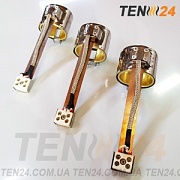 Кільцевий нагрівач латунний у корпусі з нержавійки 220 В