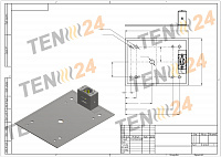 Mica Insulated Strip Heater drawing