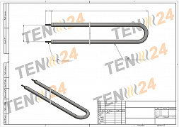 Grzałka rurkowa do ogrzewania olejowego 4