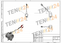 Кольцевой нагреватель миканитовый хомутовый чертеж