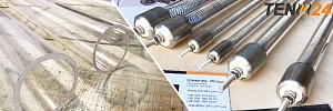 Кварцевые трубки для нагревателей и излучатели из них