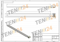 Mica Insulated Strip Heater drawing
