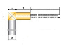 Отводной блок под углом