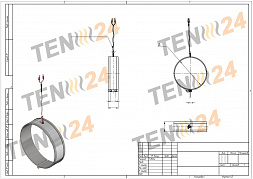 Mica-Ringheizkörper Zeichnung 1