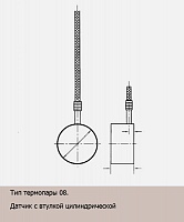 Термопары тип К, J чертеж