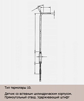 Термопары тип К, J чертеж