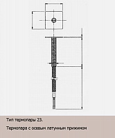 Термопары тип К, J чертеж