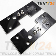 Плоський металевий нагрівач з притискними пластинами 250 x 90 0,5 кВт