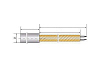 2. Провід в металевій обплітці