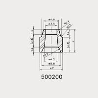 Керамічні ізоляційні буси креслення